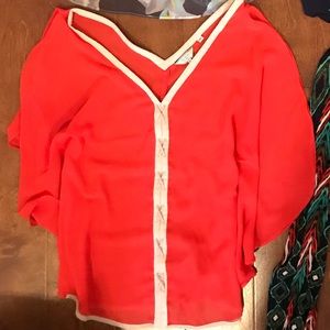 Guess Red blouse